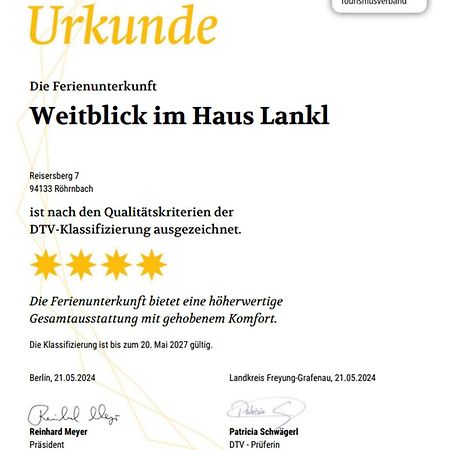 Ferienwohnung Lankl Im Bayerischen Wald Röhrnbach Zewnętrze zdjęcie