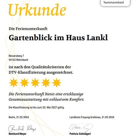 Ferienwohnung Lankl Im Bayerischen Wald Röhrnbach Zewnętrze zdjęcie